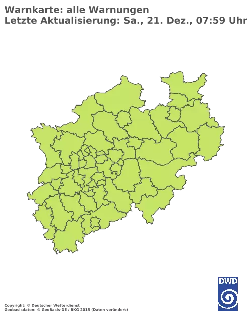 Aktuelle Wetterwarnungen für  Paderborn